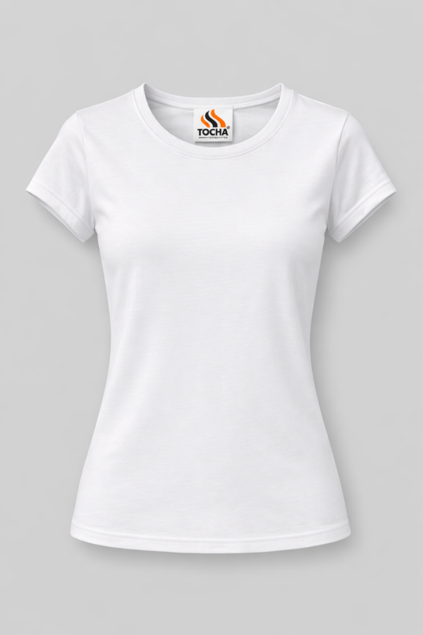 BABY LOOK P.A MANGA CURTA - BRANCO