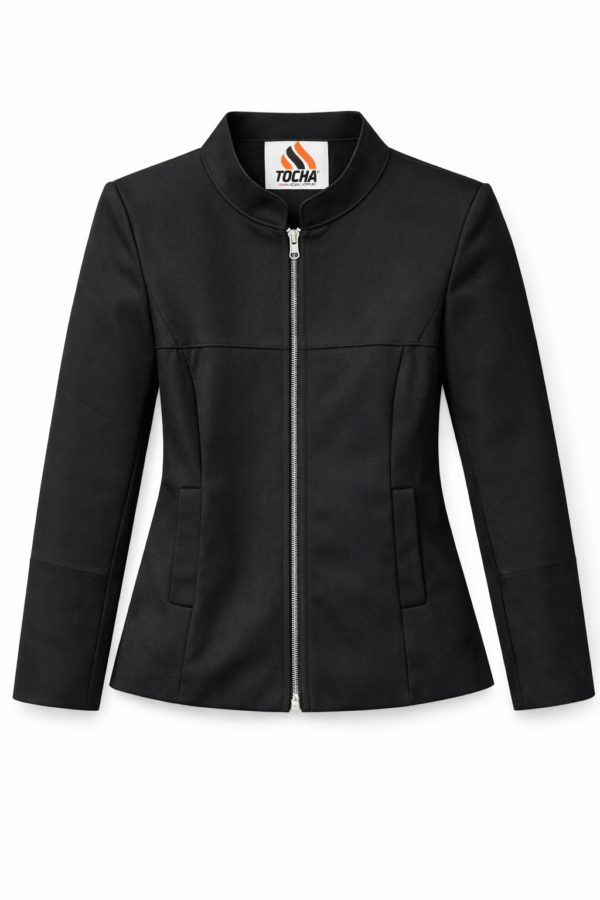 JAQUETA SOCIAL FEM OXFORD - PRETO