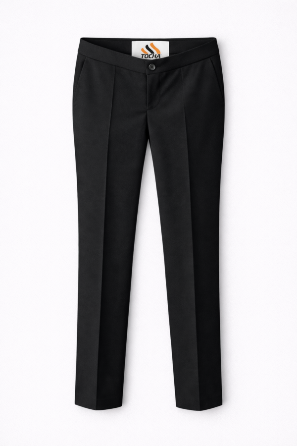 CALÇA SOCIAL FEM  - COS BAIXO OXFORD - PRETO