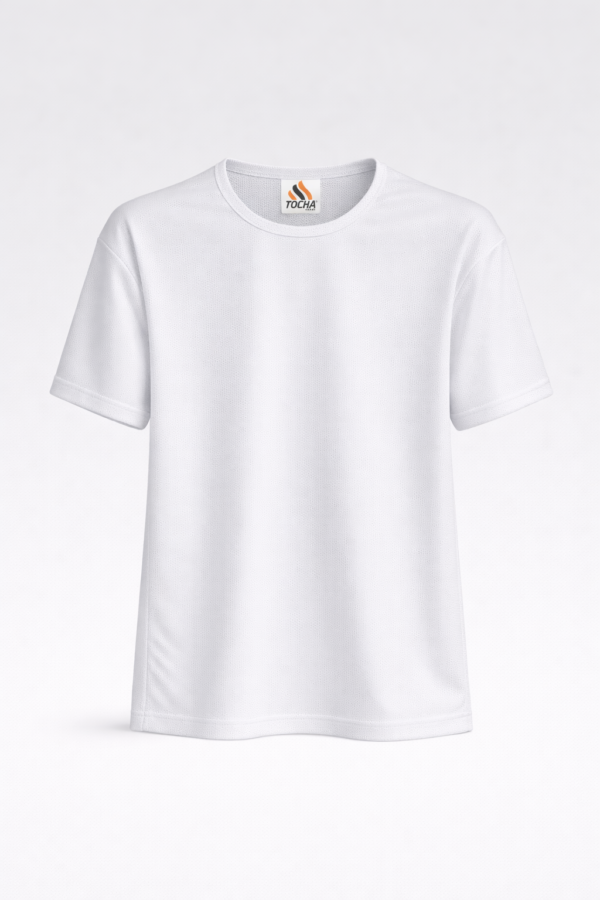 CAMISETA SPLASH 100% POLIAMIDA MANGA CURTA - BRANCO