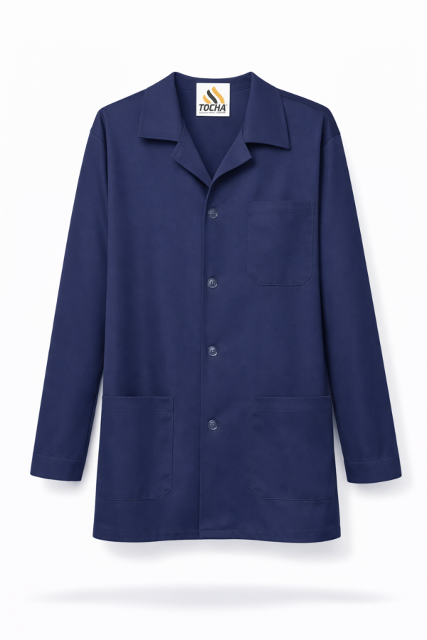 JALECO PROFISSIONAL MANGA LONGA 3/4 BRIM - AZUL MARINHO