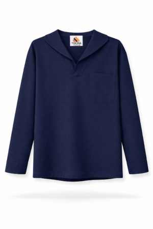 CAMISA PROFISSIONAL GOLA ITALIANA MANGA LONGA – AZUL MARINHO