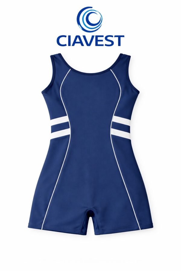 MACACÃO CIAVEST - AZUL MARINHO & LISTRAS BRANCAS