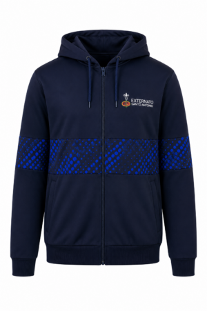 BLUSA DE P.A ABERTA COM CAPUZ - ENS FUND - MÉD